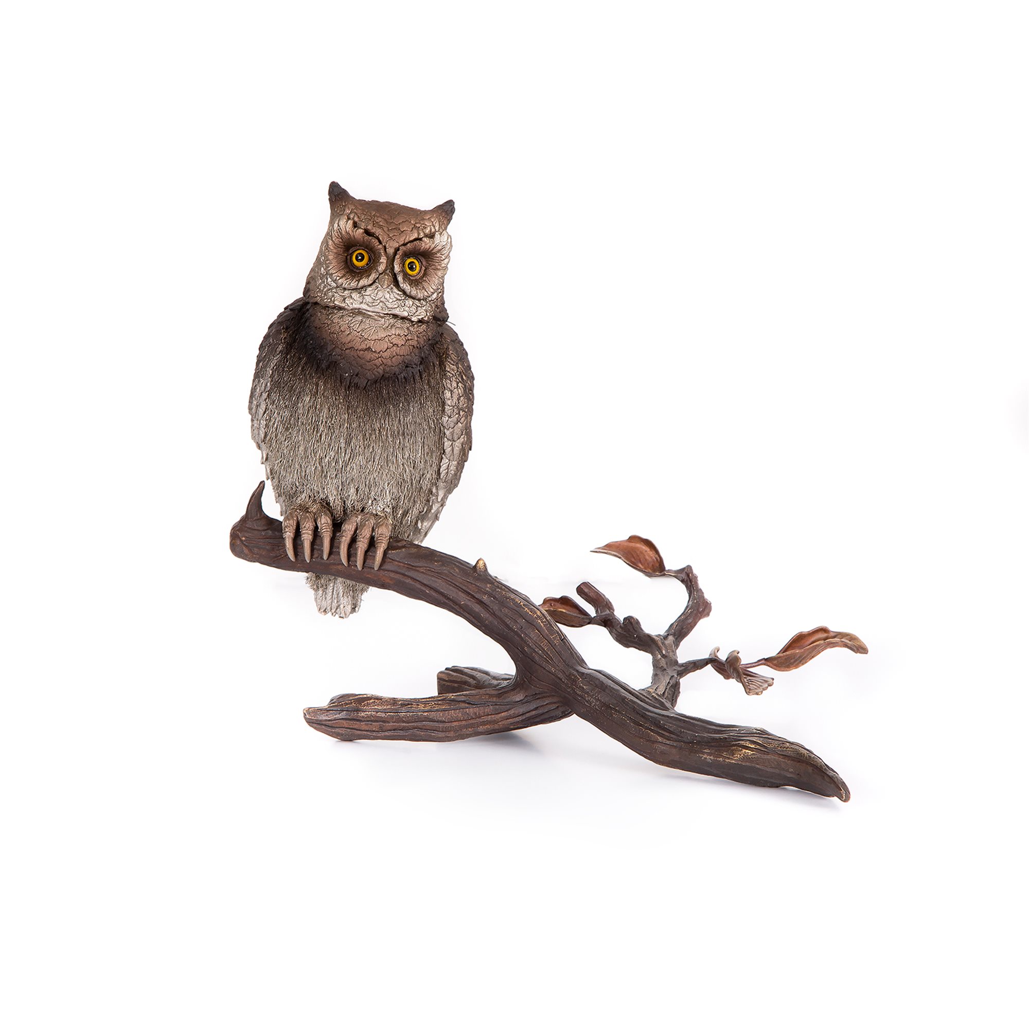 Furry Owl Sculpture