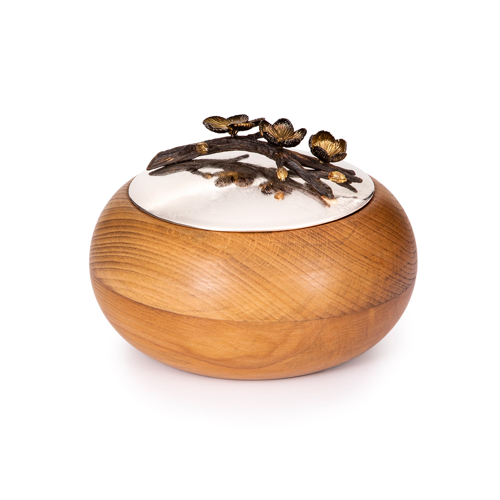 Marina Wood Bowl with Lid (Size C3)