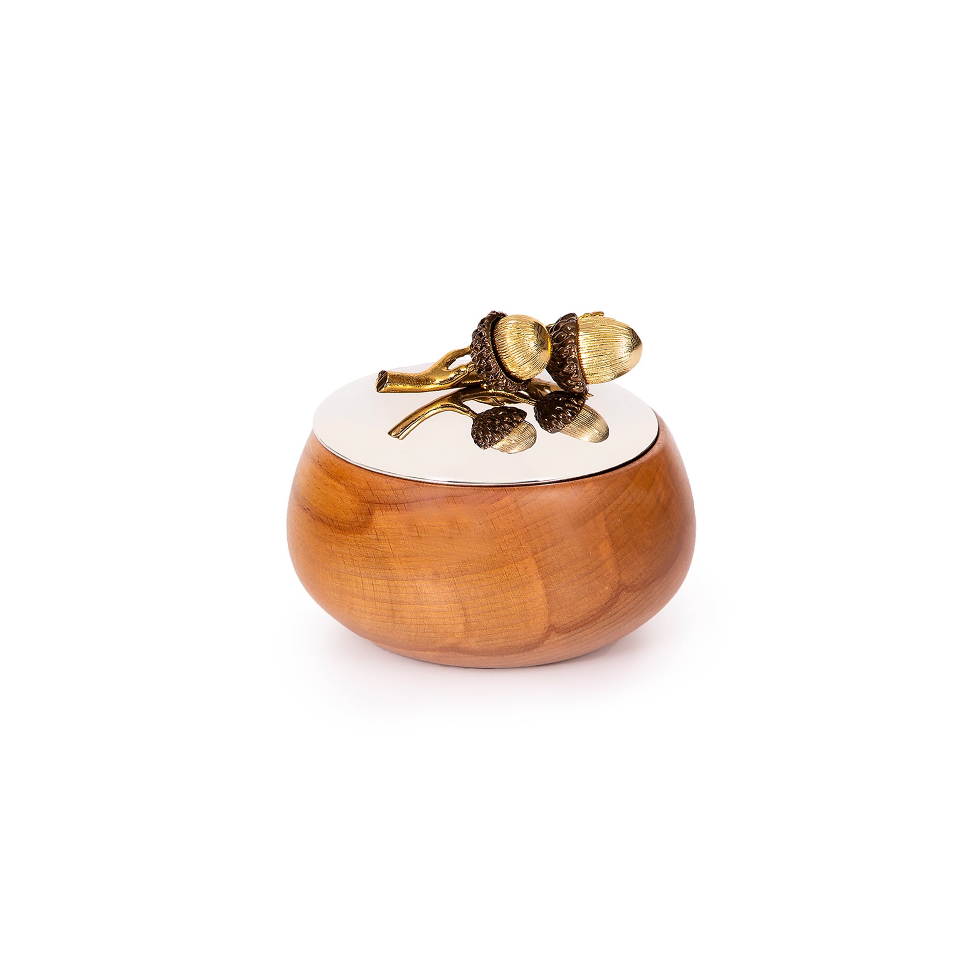 Oak Wood Bowl with Lid (Size Z1)