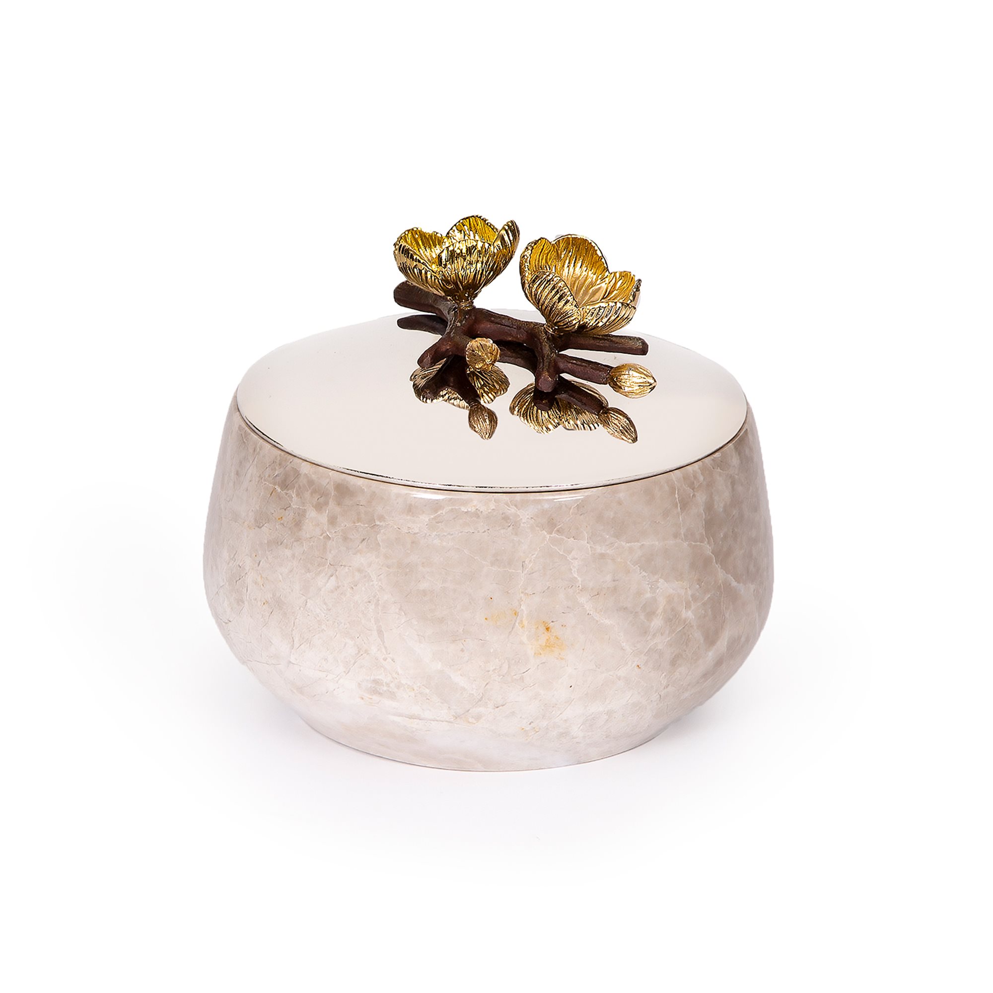 Marina Stone Bowl with Lid (Size Z1)