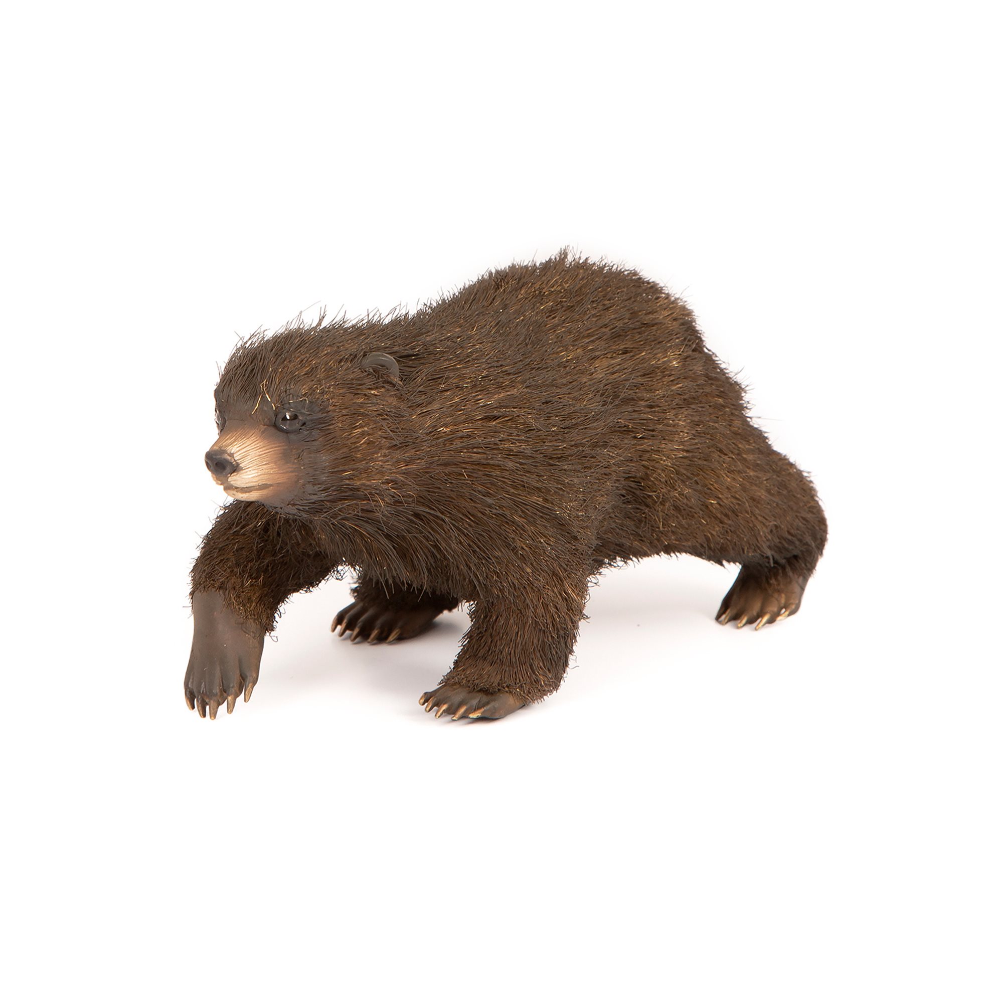 Furry Brown Bear Sculpture 1 (Small Size)