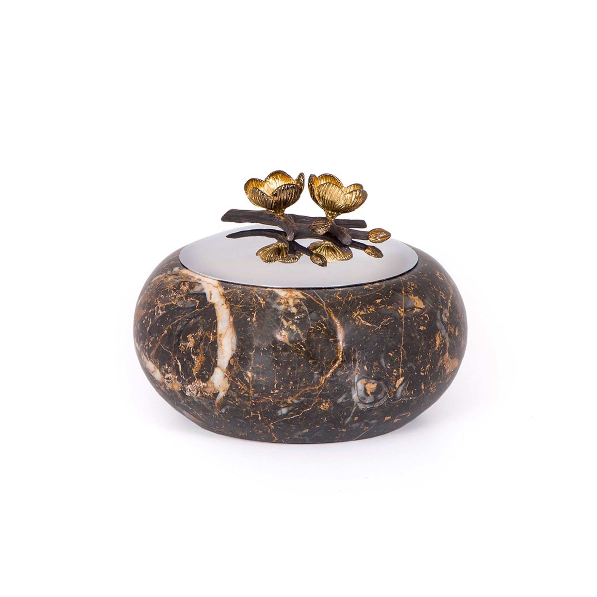 Marina Stone Bowl with Lid (Size C2)