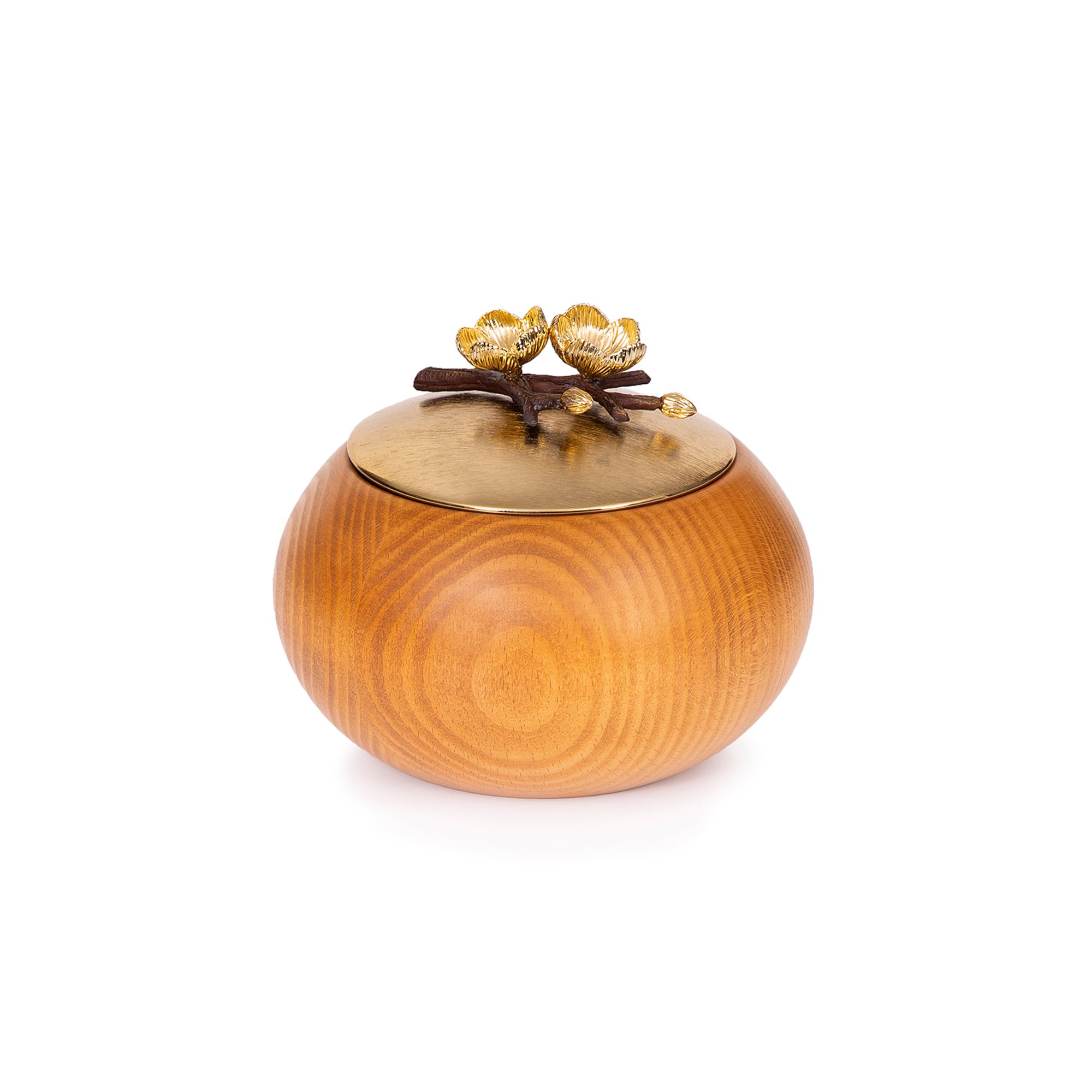 Marina Wood Bowl with Lid (Size C2)