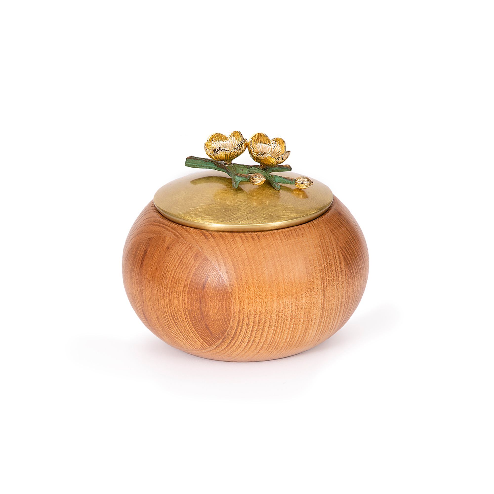 Marina Wood Bowl with Lid (Size C2)