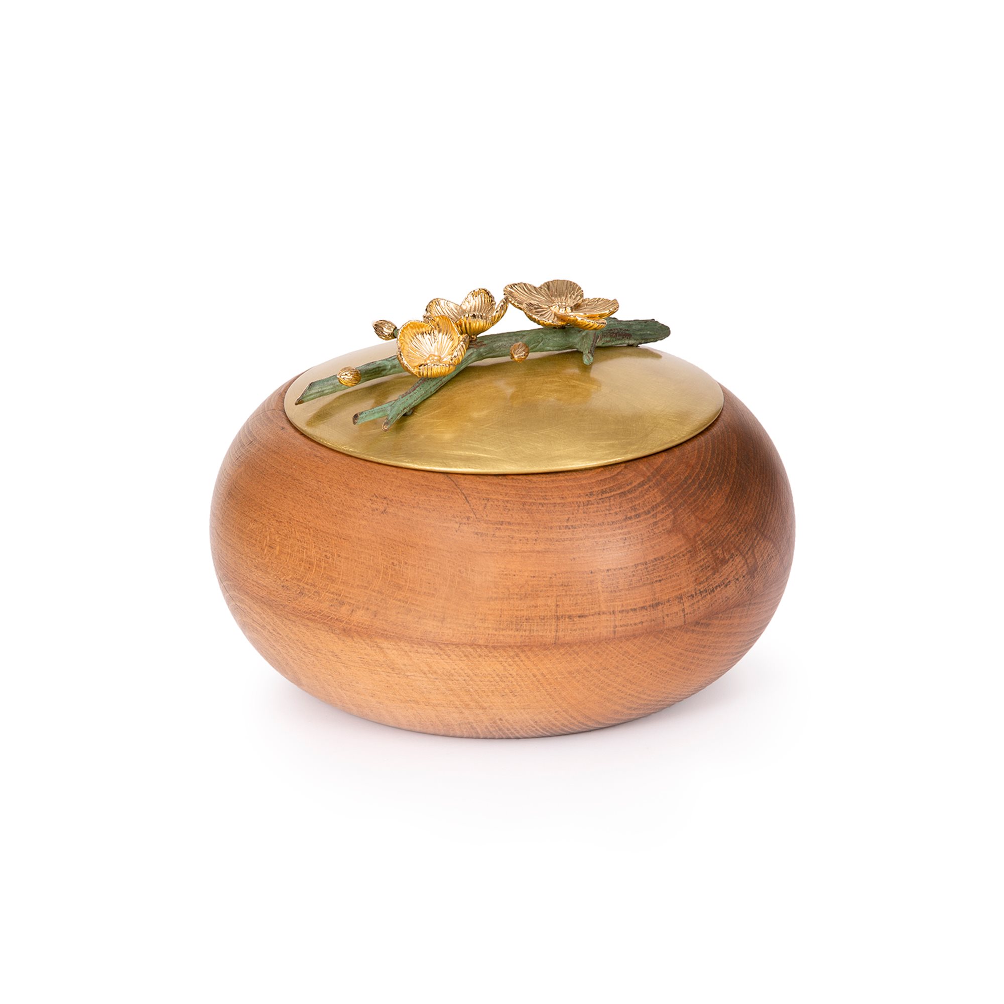 Marina Wood Bowl with Lid (Size C3)