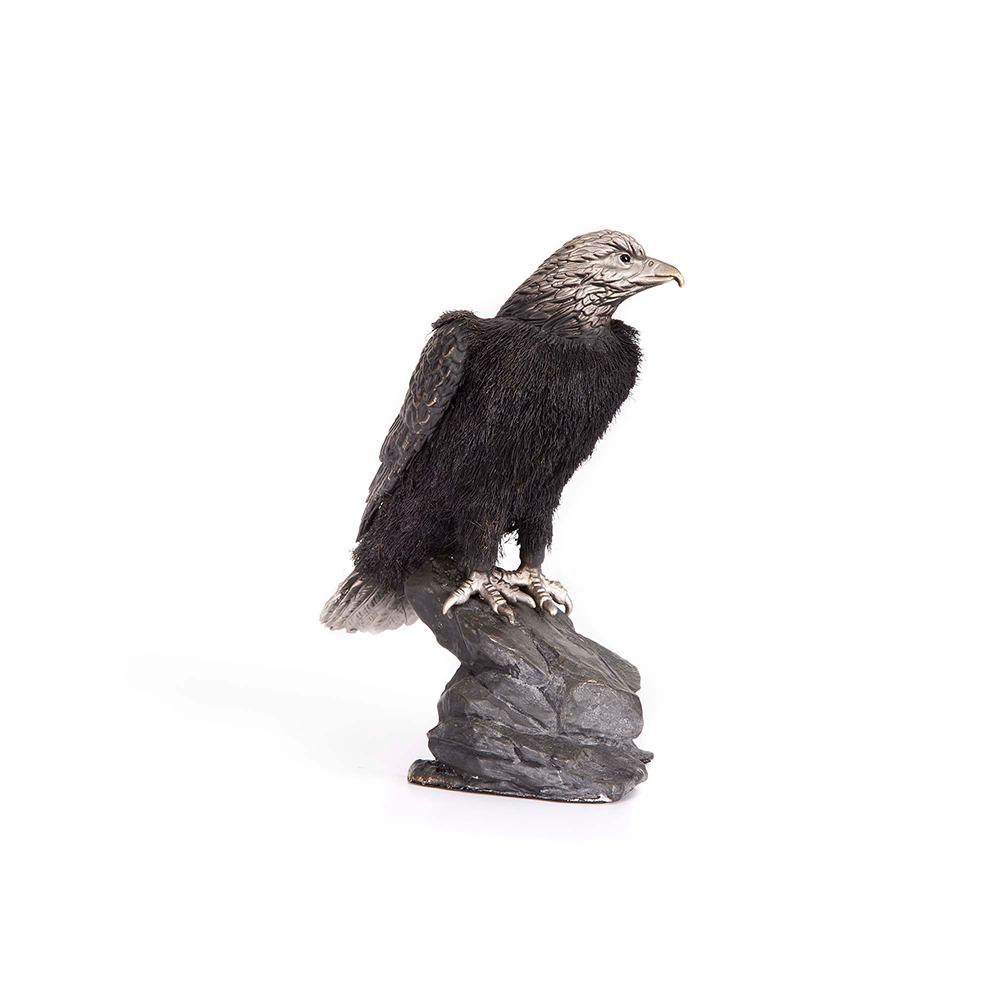 Furry Eagle Sculpture